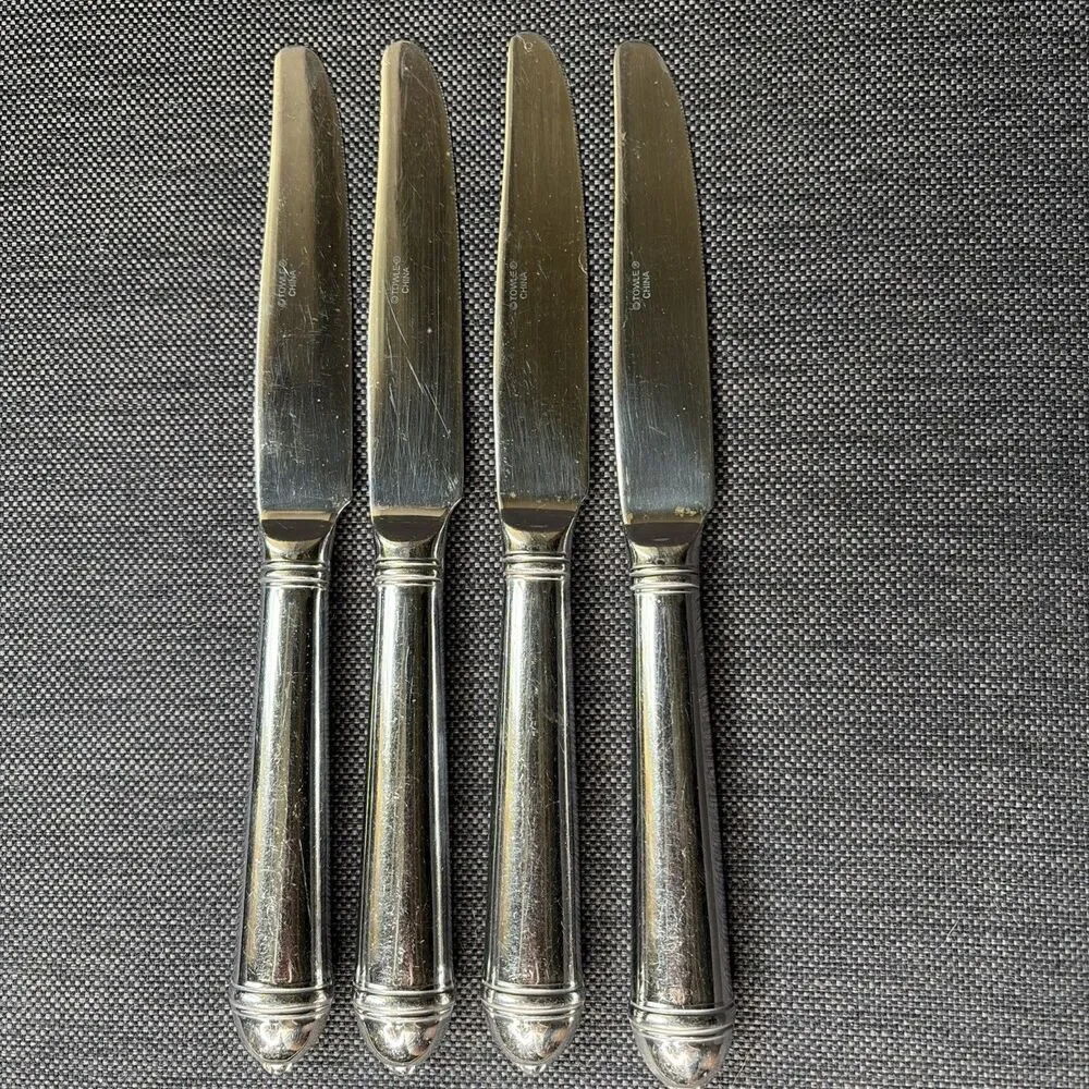 Towle Copenhagen Set of 4 18/10 Stainless Hollow Dinner Knives